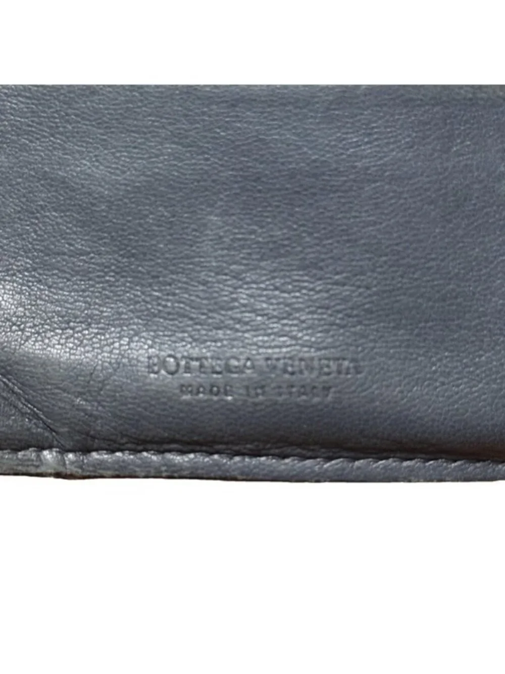 Bottega Veneta Intrecciato Woven Leather French Wallet Soft Blue Classic